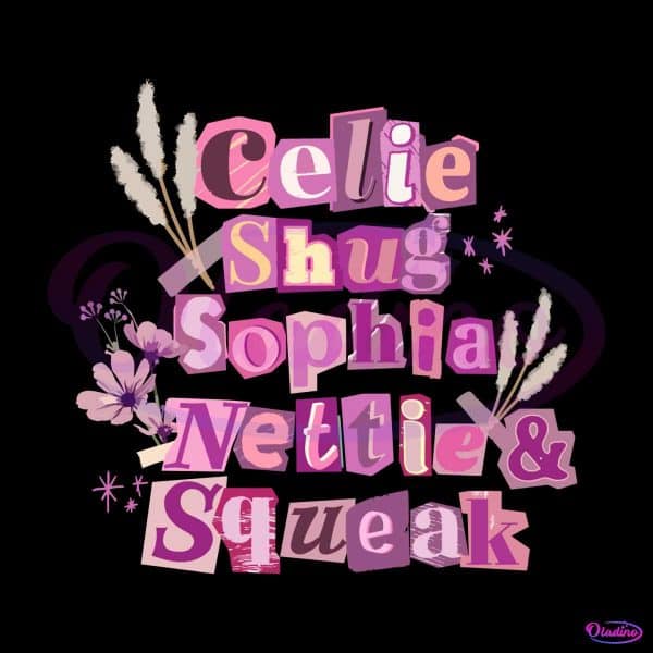 celie-shug-sophia-nettie-and-squeak-png