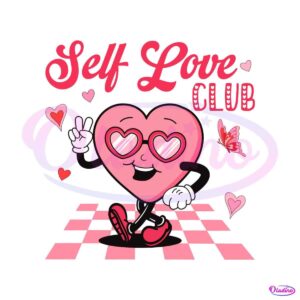 self-love-club-groovy-heart-valentine-svg