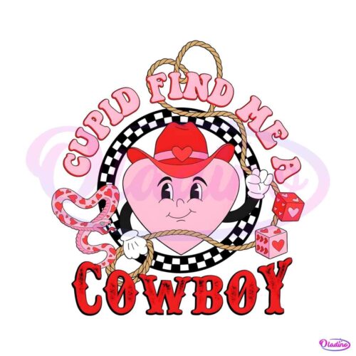 cupid-find-me-a-cowboy-heart-valentine-png