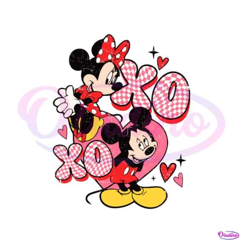 vintage-mickey-and-minnie-xoxo-svg