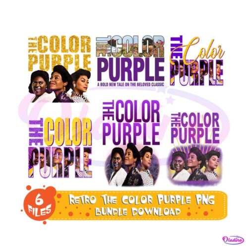 retro-the-color-purple-png-bundle-download