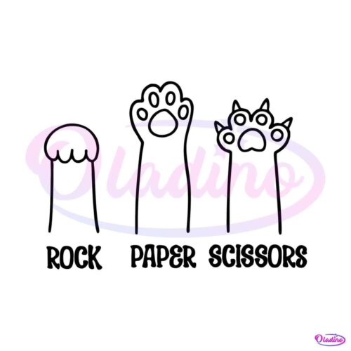 rock-paper-scissors-funny-cat-paw-svg