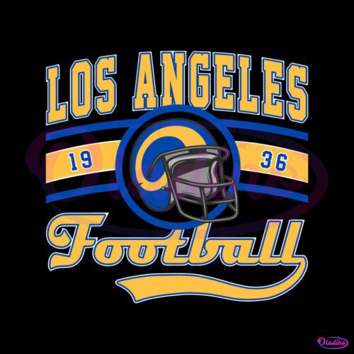 los-angeles-football-est-1936-nfl-svg