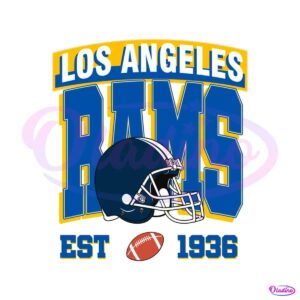 los-angeles-rams-est-1936-football-helmet-svg