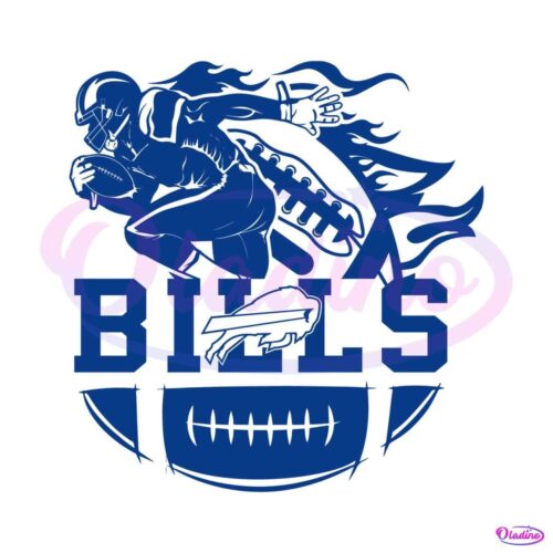 buffalo-bills-1960-player-football-svg-digital-download