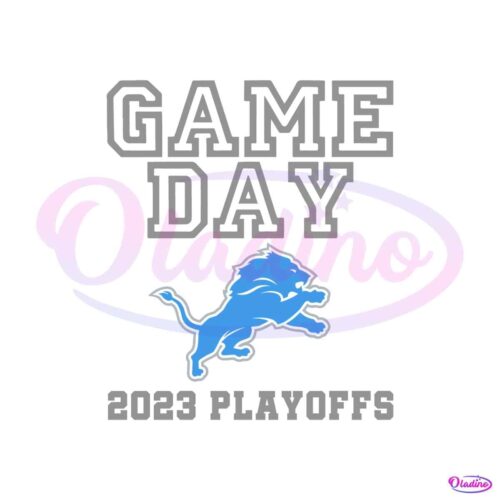 game-day-detroit-lions-2023-playoffs-svg