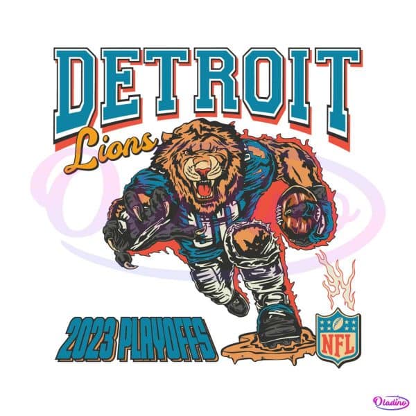 detroit-lions-nfl-football-2023-playoffs-svg