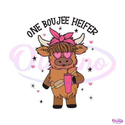 one-boujee-heifer-cow-heart-svg