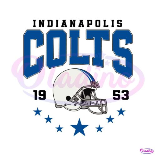 indianapolis-colts-1953-football-svg