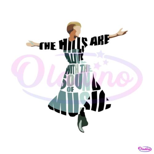 new-rare-the-sound-of-music-dancing-girl-svg