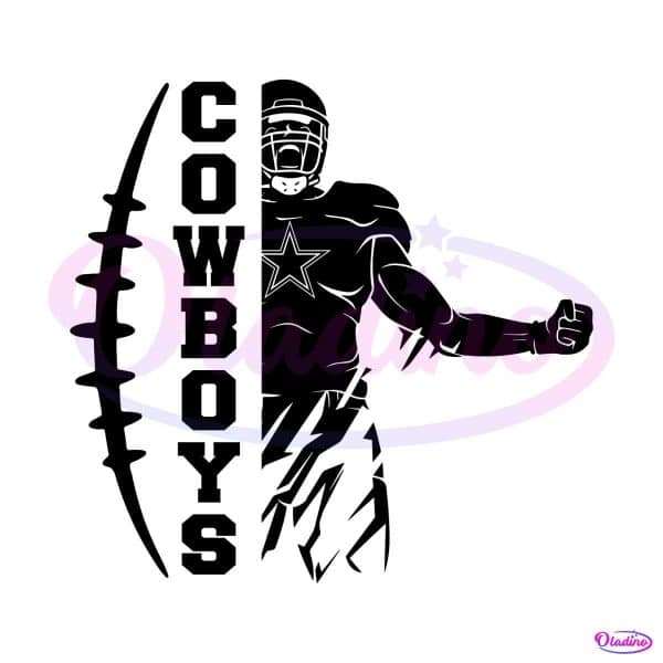 cowboys-football-player-svg-digital-download