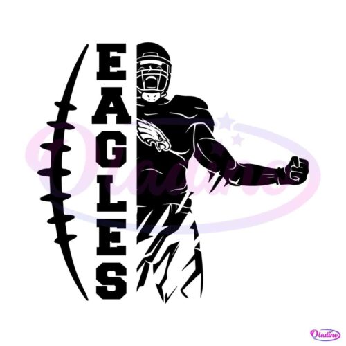 eagles-football-player-svg-digital-download