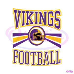 retro-vikings-football-helmet-svg-digital-download