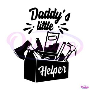 Daddys Little Helper SVG Happy Fathers Day SVG Cricut File