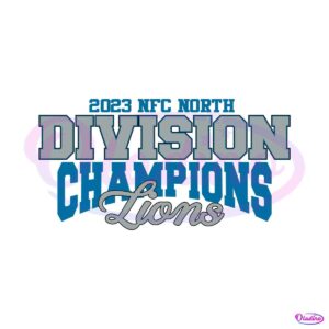 2023-nfc-north-division-champions-lions-svg