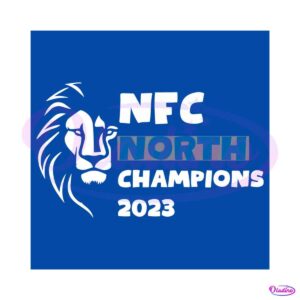 detroit-lions-nfc-north-champions-2023-svg