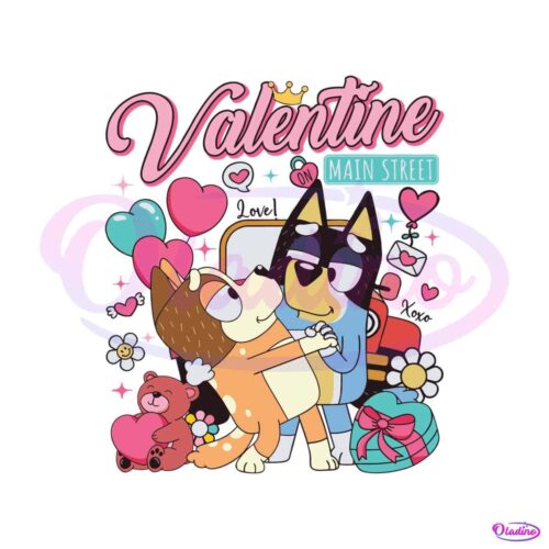 bluey-couple-valentine-on-main-street-svg