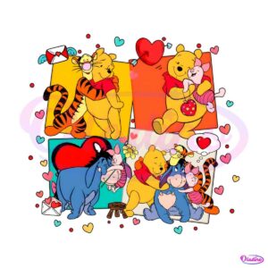 pooh-bear-and-friend-valentines-day-png