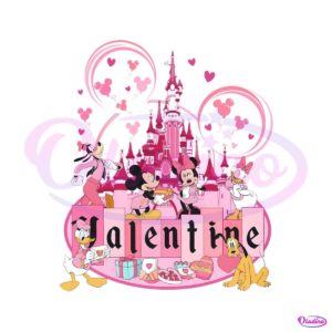 mickey-and-friends-valentine-castle-png