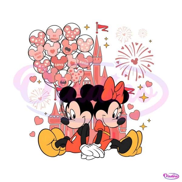 pink-castle-mickey-minnie-valentine-png