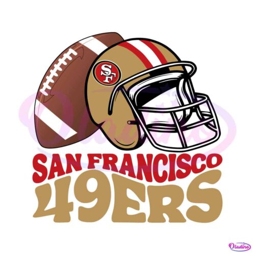 san-francisco-49ers-helmet-football-svg-download