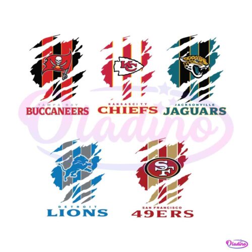 chiefs-buccaneers-49ers-lions-jaguars-logo-bundle