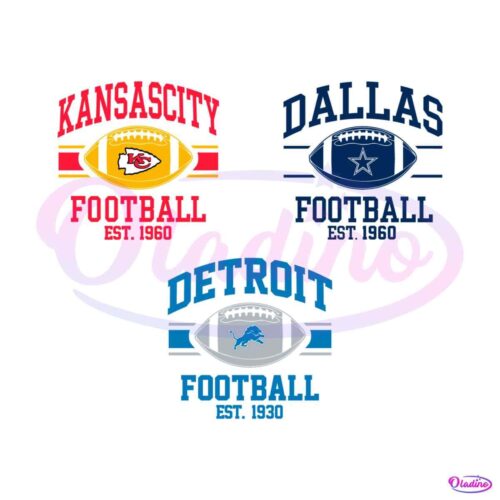 football-detroit-lions-chiefs-dallas-svg-bundle