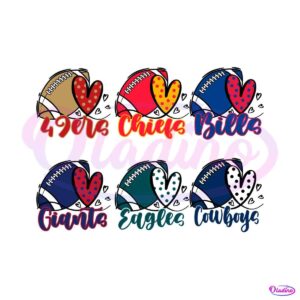 retro-heart-football-nfl-team-svg-bundle