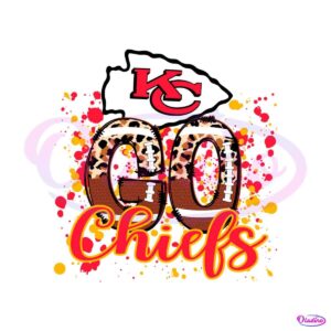 go-chiefs-leopard-pattern-svg-digital-download