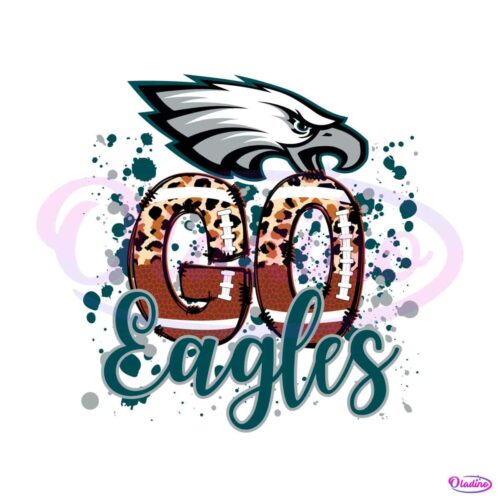 go-eagles-leopard-pattern-svg-digital-download