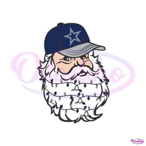 santa-dallas-cowboys-football-svg