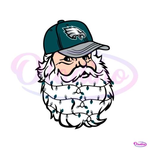 santa-philadelphia-eagles-football-svg