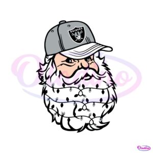 santa-las-vegas-raiders-football-svg