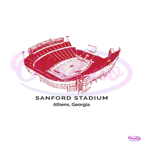 sanford-stadium-georgia-bulldogs-svg