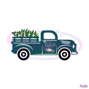 christmas-tree-truck-believe-philadelphia-eagles-svg