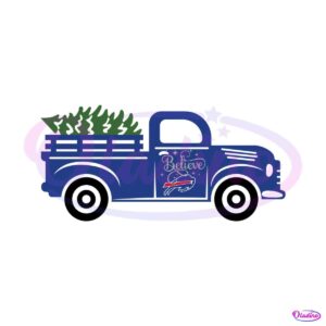 christmas-tree-truck-believe-buffalo-bills-svg