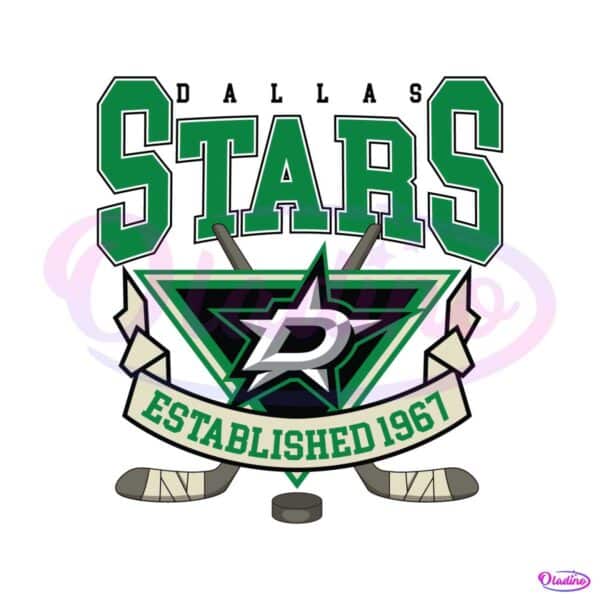 Dallas Stars Hockey Est 1967 SVG