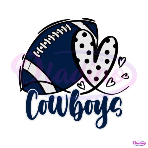 dallas-cowboys-football-heart-svg