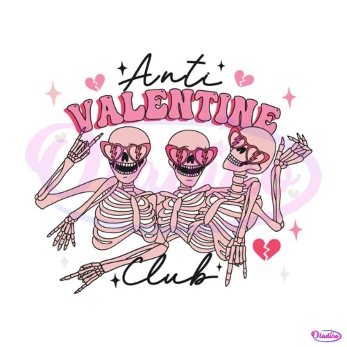 anti-valentine-club-funny-skeleton-svg