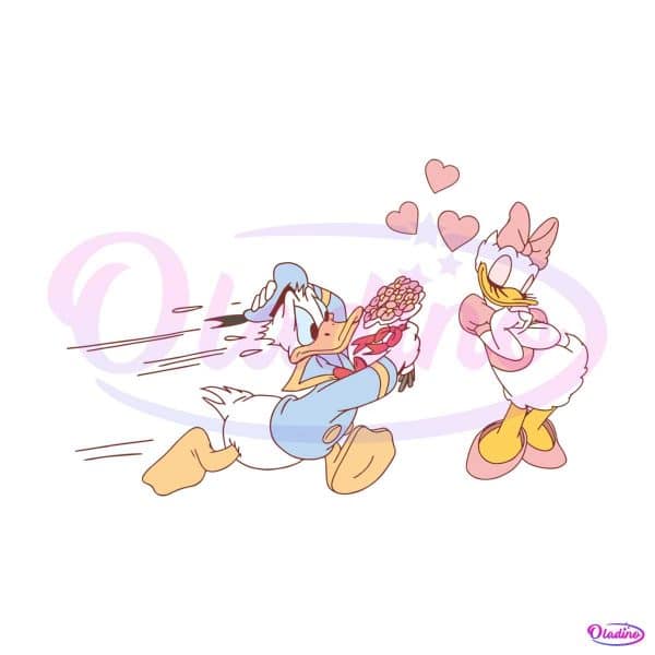 disney-donald-duck-and-daisy-valentine-svg