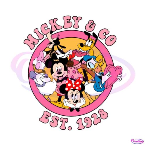 disneyland-mickey-and-co-est-1928-svg