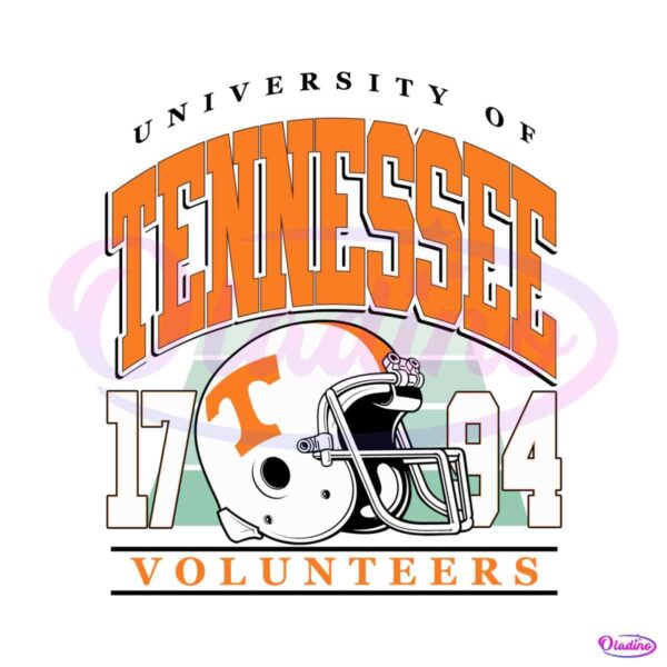 Tennessee Volunteers Helmet Die-Cut Vinyl Sticker Decal - Multi-Color