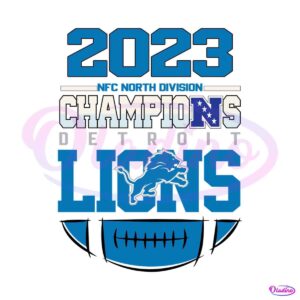 detroit-lions-nfc-north-champs-2023-svg