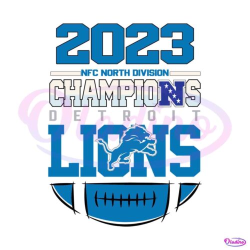 detroit-lions-nfc-north-champs-2023-svg