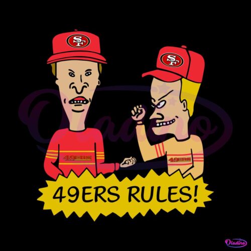 beavis-and-butt-head-san-francisco-49ers-rules-svg