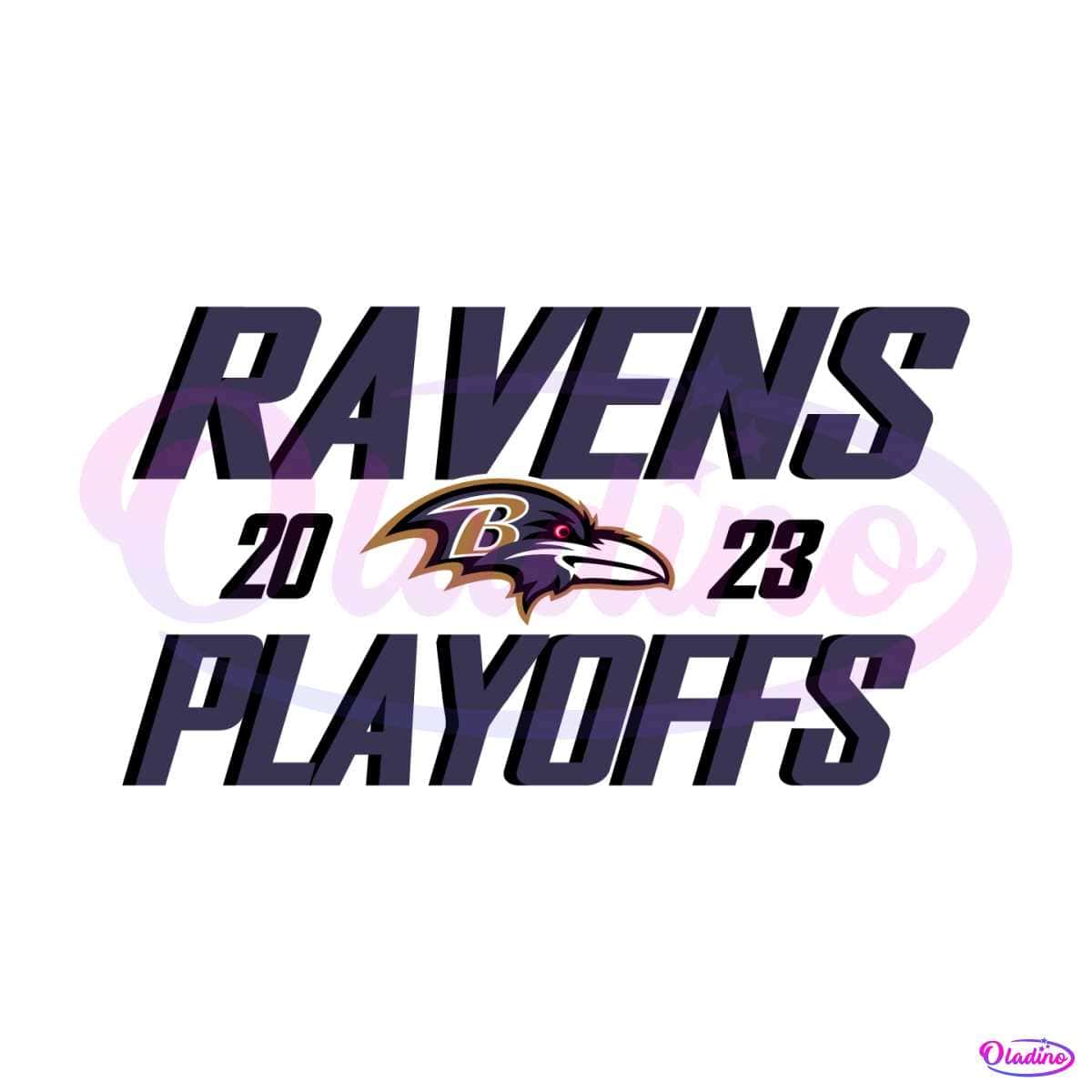 Baltimore Ravens 2023 NFL Playoffs SVG