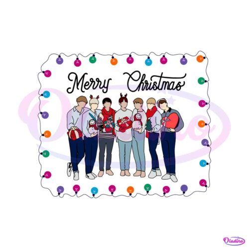 retro-bts-merry-christmas-svg