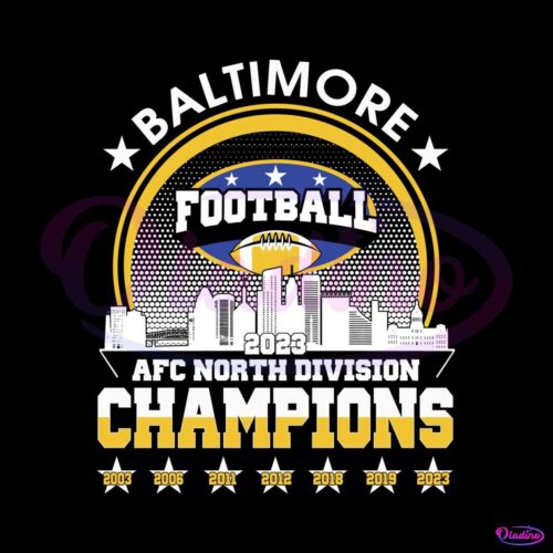 baltimore-ravens-2023-afc-north-champions-svg