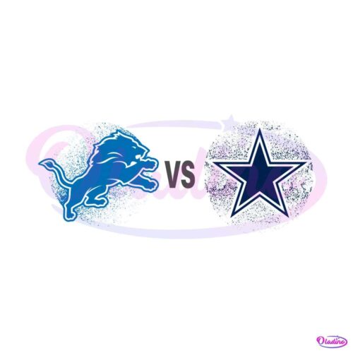 detroit-lions-vs-dallas-cowboys-football-svg