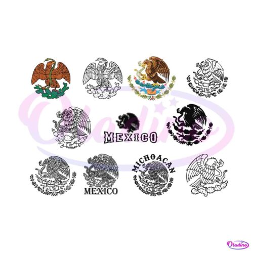 mexico-eagle-coat-of-arms-logo-svg-bundle